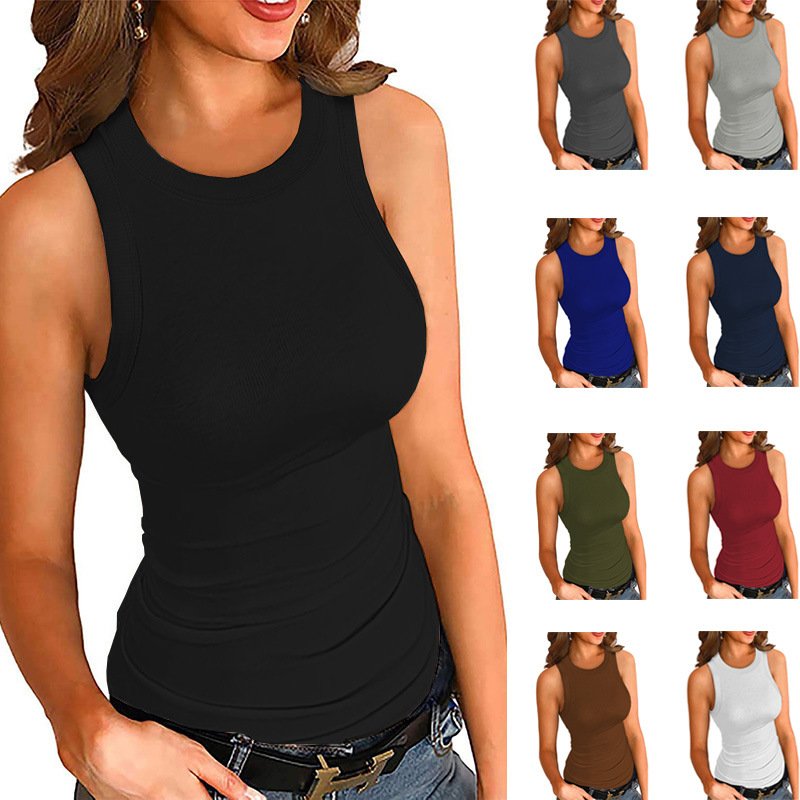 Tank Top Ribbed - Новинки весенне-летнего сезона: топы с круглым