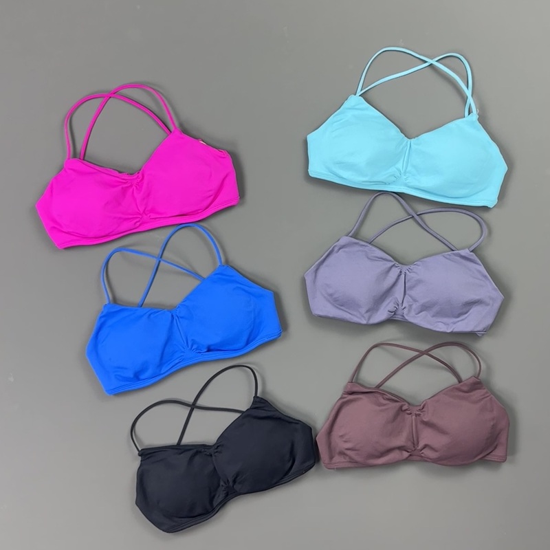 Suspender Tank Top - Спортивный бюстгальтер HISTELLO с драпировкой спереди