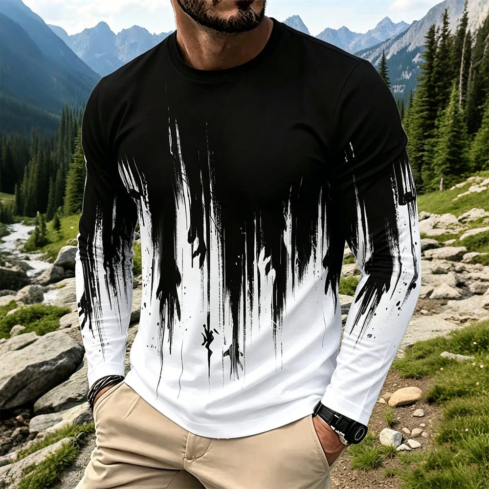 Base Layer Top - Мужская футболка с длинным рукавом и
