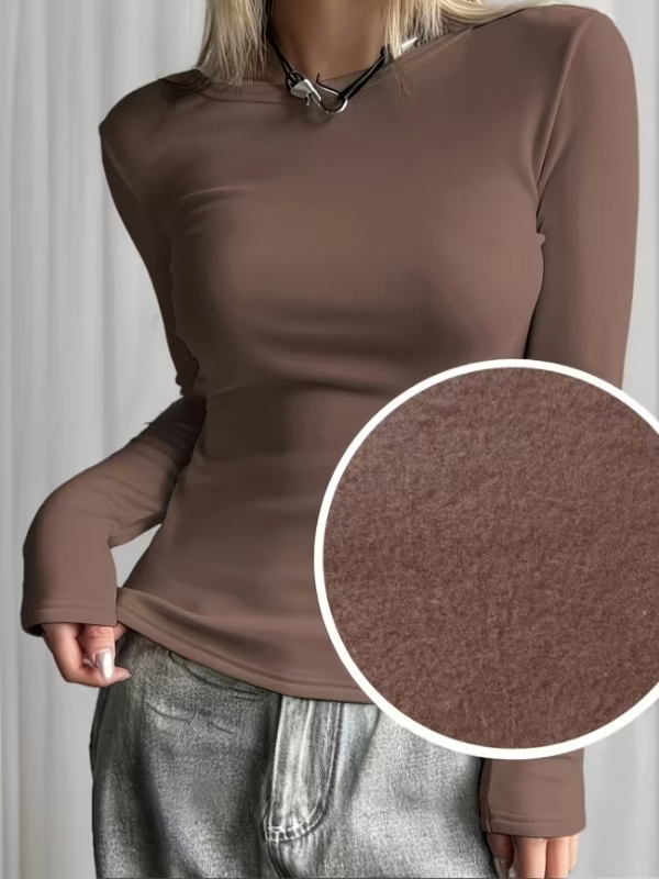 Base Layer Top - Женская флисовая термофутболка с длинным рукавом,
