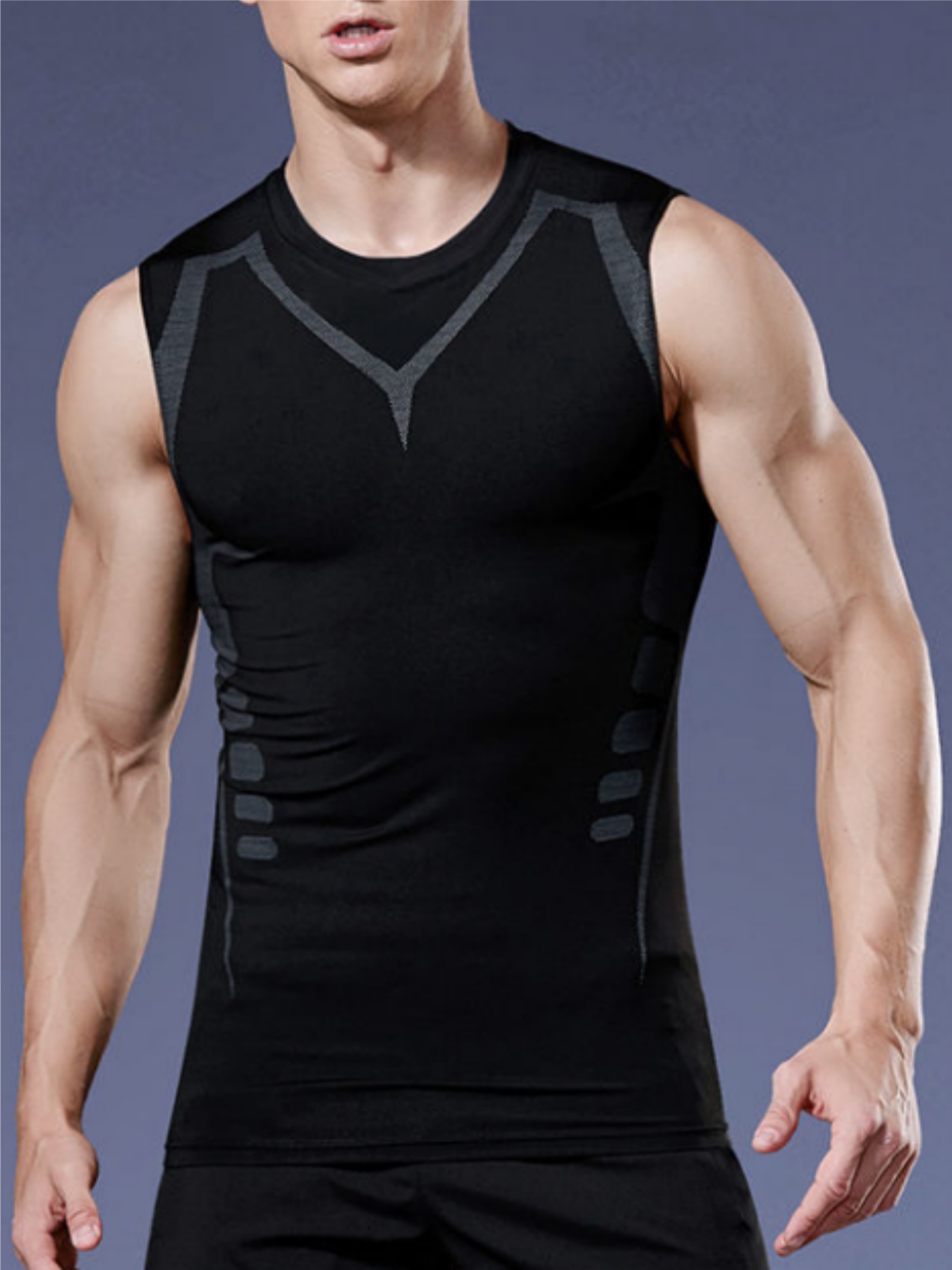 Мужской плотный жилет, компрес – обзор и цена T Shirt Tight Fit