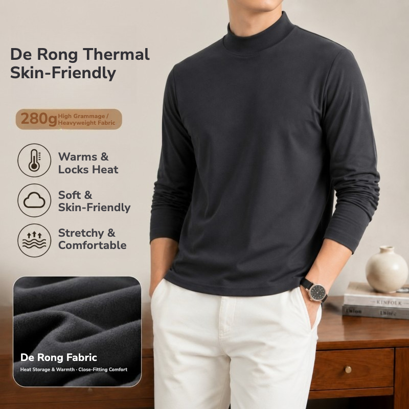 Мужской термолонгслив De Rong  – обзор и цена Base Layer Top