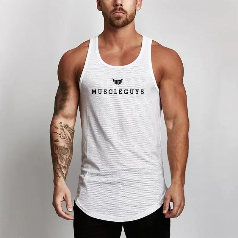 Летняя мужская новая сетчатая  – обзор и цена Sleeveless Undershirt
