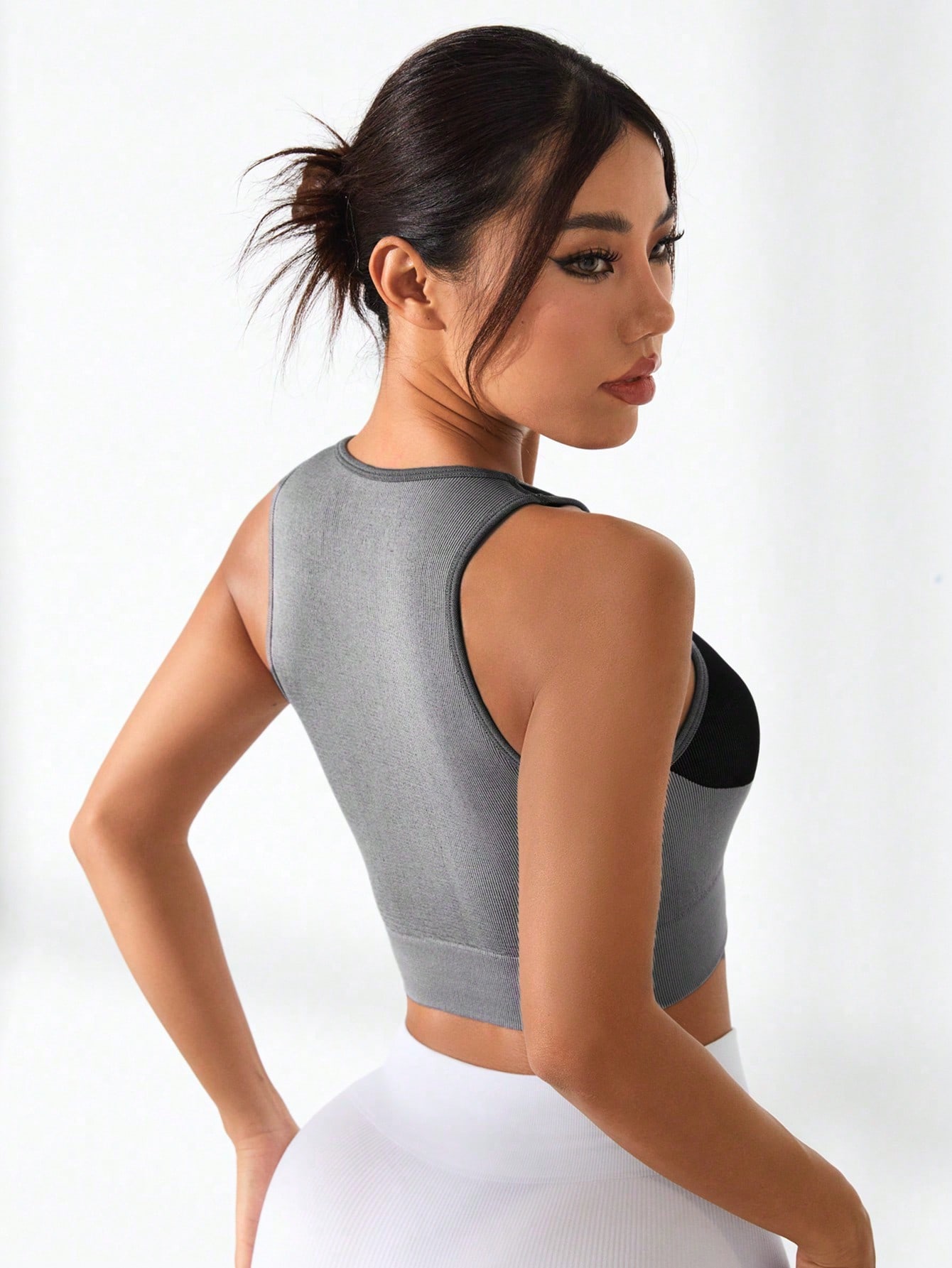 Женский укороченный топ-майка  – обзор и цена Tank Top Ribbed