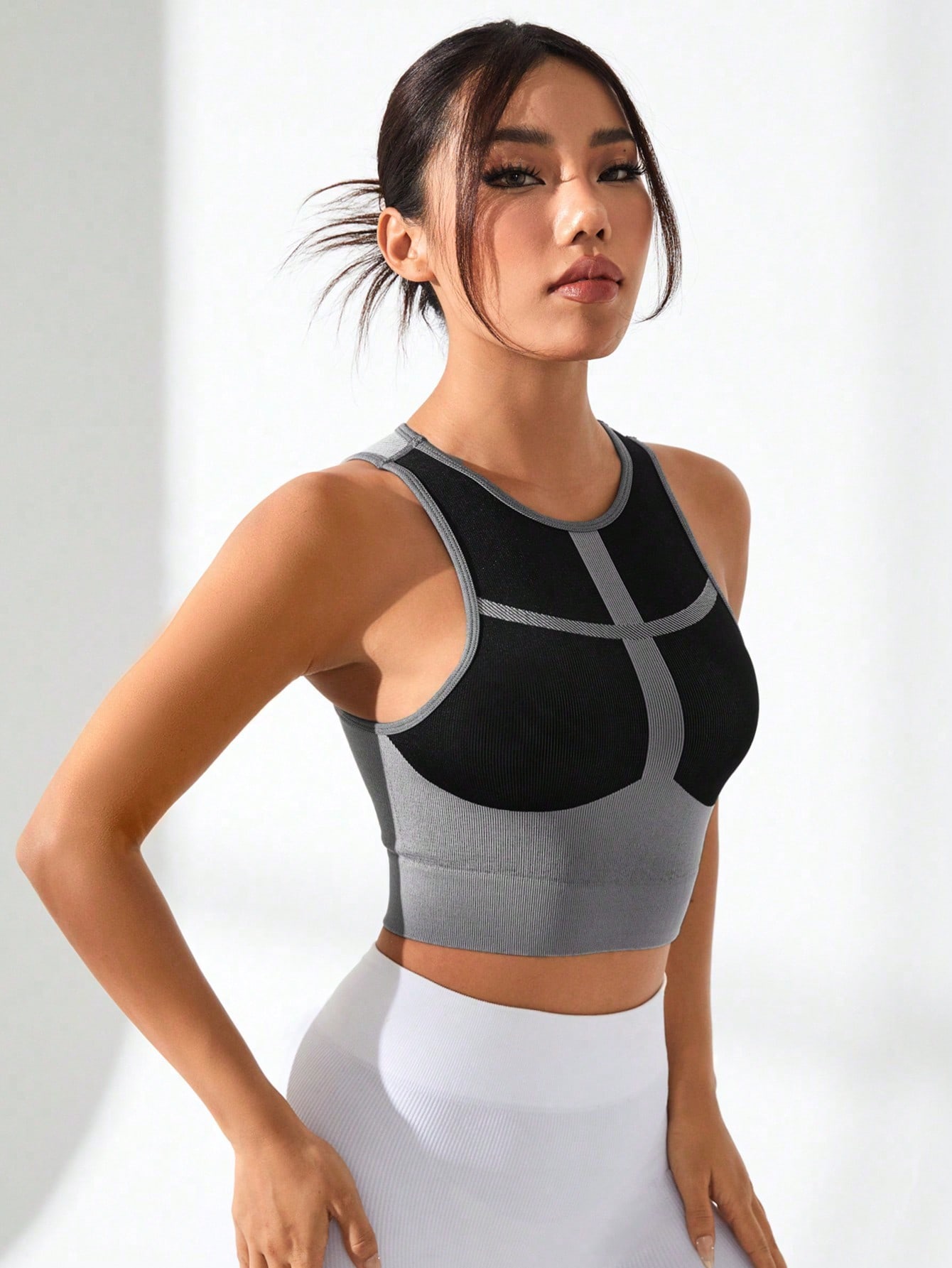 Женский укороченный топ-майка  – обзор и цена Tank Top Ribbed