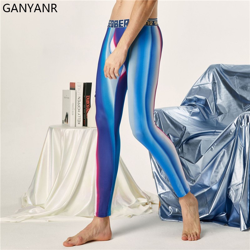 GANYANR колготки для бега, муж – обзор и цена Compression Long Pant